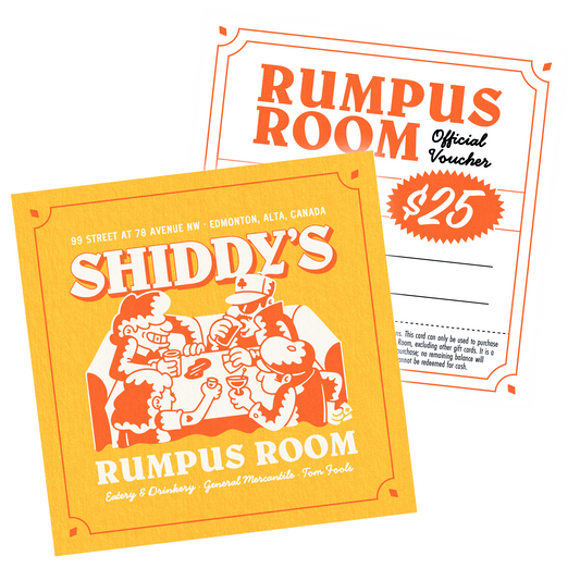 $25.00 Shiddys Gift Card