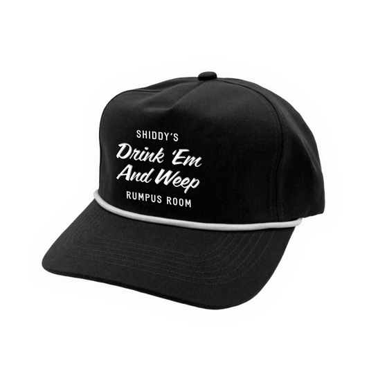 Drink 'Em And Weep Hat (Black)